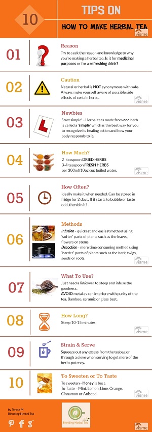 10 Tips On How To Make Herbal Tea