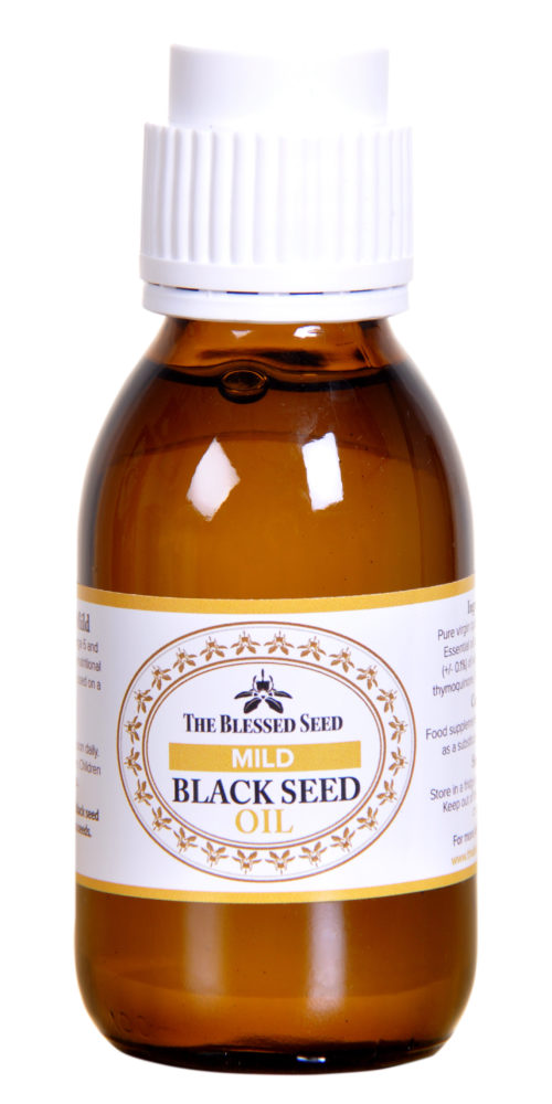 The Blessed Seed MILD Black Seed Oil. Suitable for children, the elderly, sensitive people & beginners.