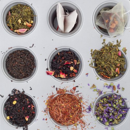 Herbal teas can be made with teabags, dried or fresh herbs