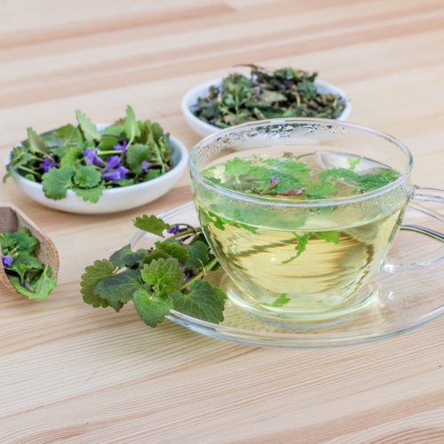 Infusion method for herbal teas involve the softer parts of the plant
