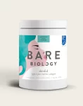 tub of Bare Biology Marine Collagen Powder against pale background